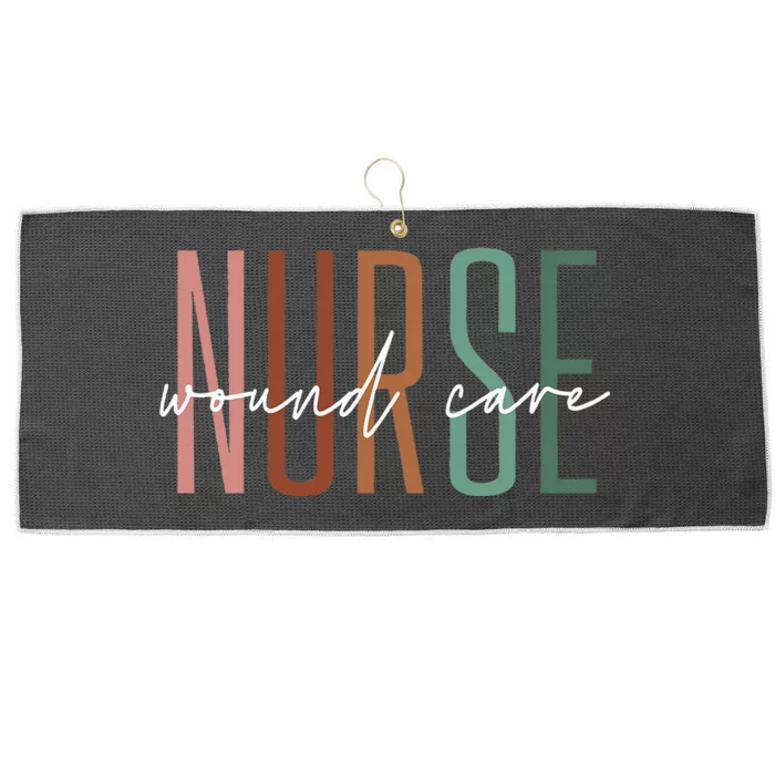 Wound Care Nurse Nursing Wound Ostomy Nurse Appreciation Large Microfiber Waffle Golf Towel