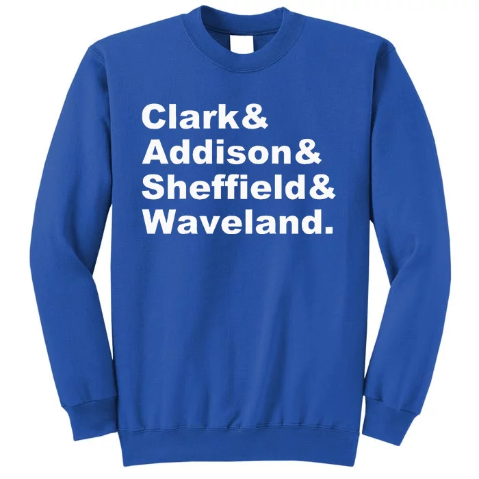 Wrigleyville Chicago North Side Street Names Souvenir Tall Sweatshirt