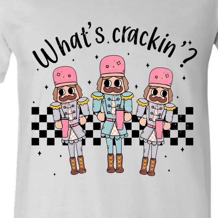 What’S Crackin Nutcracker Stanley Christmas V-Neck T-Shirt