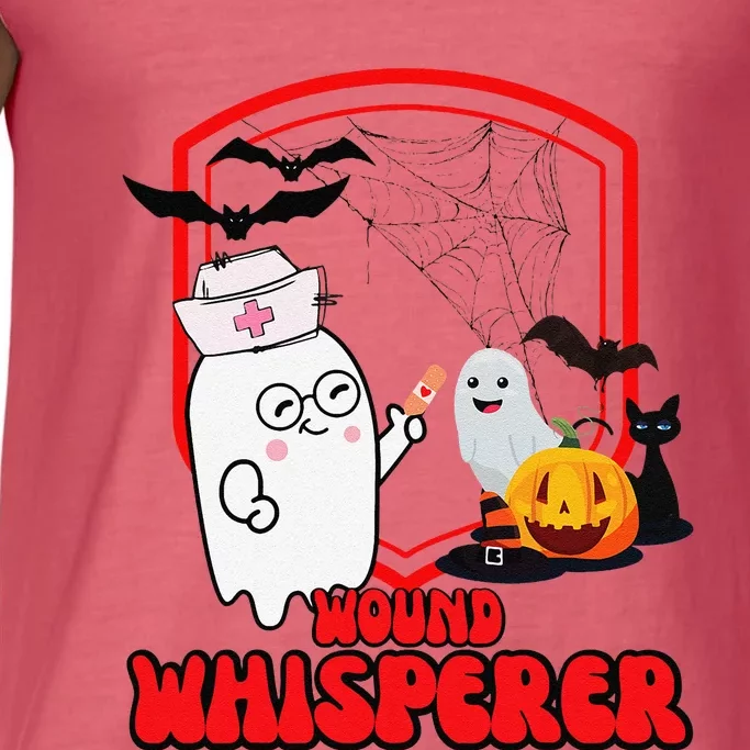 Wound Care Nurse Halloween Funny Wound Whisperer Ghost Comfort Colors® Tank Top