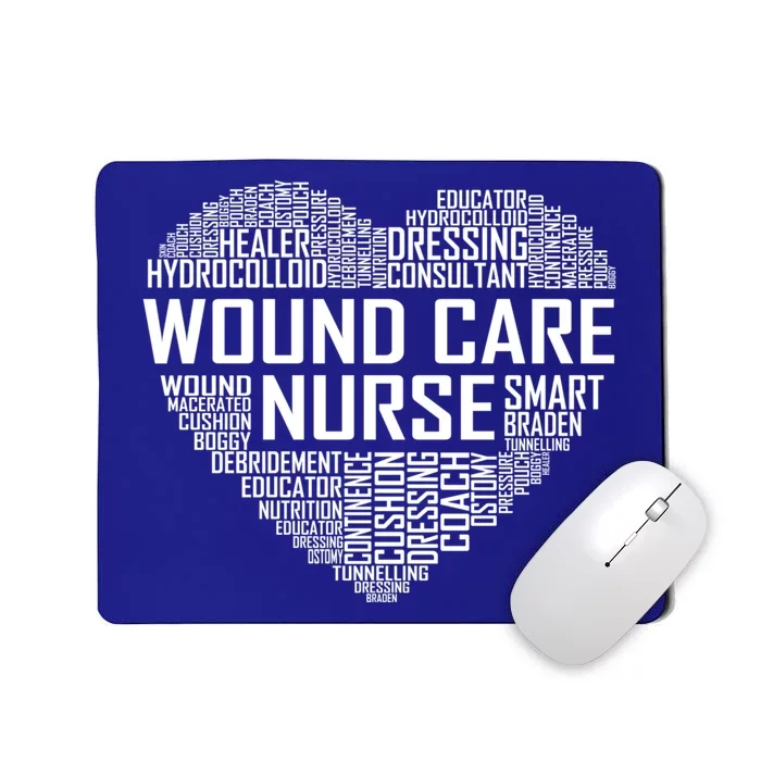 Wound Care Nurse Heart Nursing Appreciation Gift Mousepad