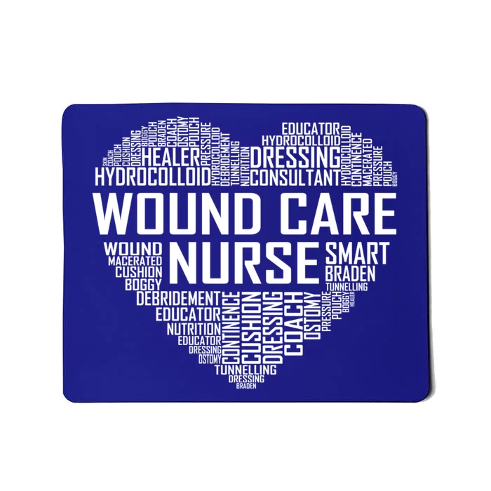 Wound Care Nurse Heart Nursing Appreciation Gift Mousepad