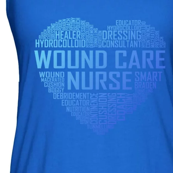 Wound Care Nurse Heart Nursing Appreciation Gift Ladies Essential Flowy Tank