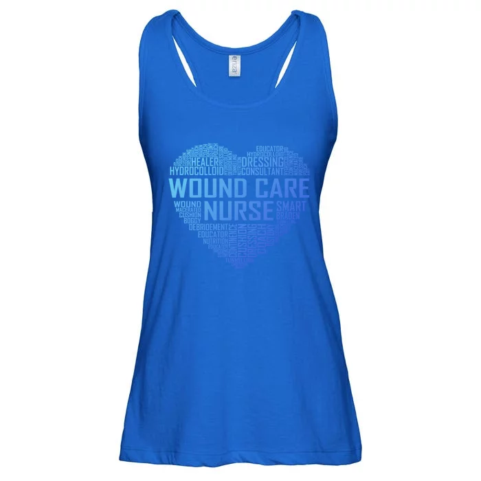 Wound Care Nurse Heart Nursing Appreciation Gift Ladies Essential Flowy Tank