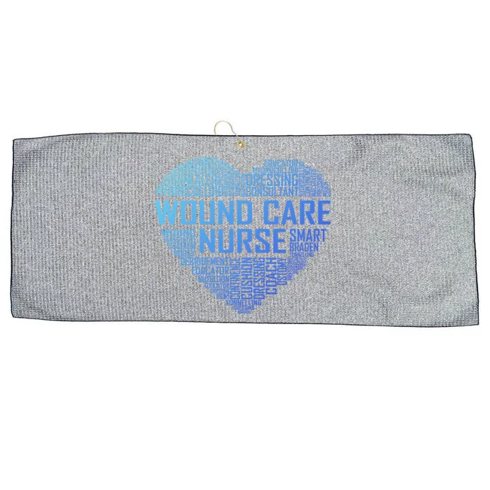 Wound Care Nurse Heart Nursing Appreciation Gift Large Microfiber Waffle Golf Towel