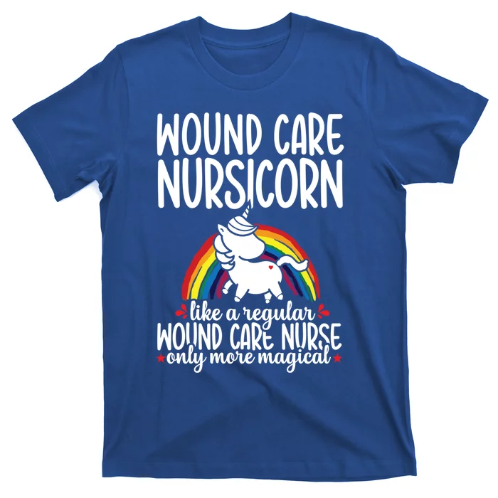 Wound Care Nurse Unicorn Rn Nursing Funny Nursicorn Meaningful Gift T-Shirt