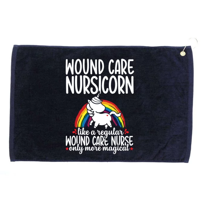 Wound Care Nurse Unicorn Rn Nursing Funny Nursicorn Meaningful Gift Grommeted Golf Towel