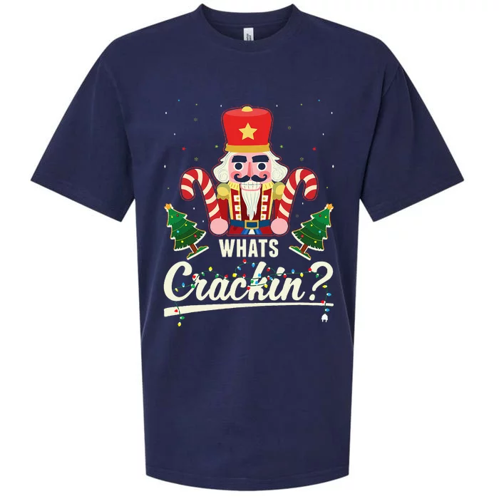 What's Crackin Nutcracker Christmas Ballet Sueded Cloud Jersey T-Shirt