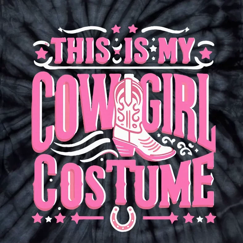 Western Cowgirl Outfit Women Cowboy Cowgirl Tie-Dye T-Shirt