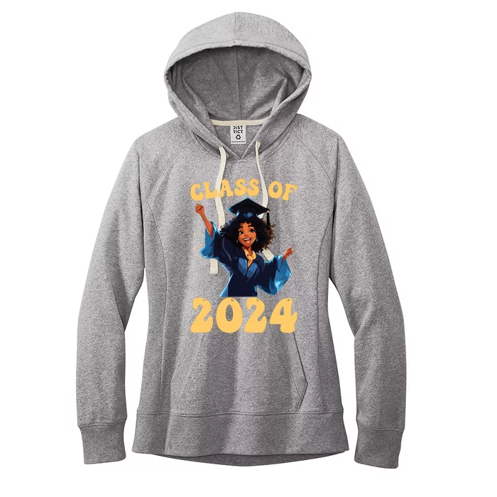 Women Class Of 2024 Senior Graduate Shirts Graduation Girl Women's Fleece Hoodie