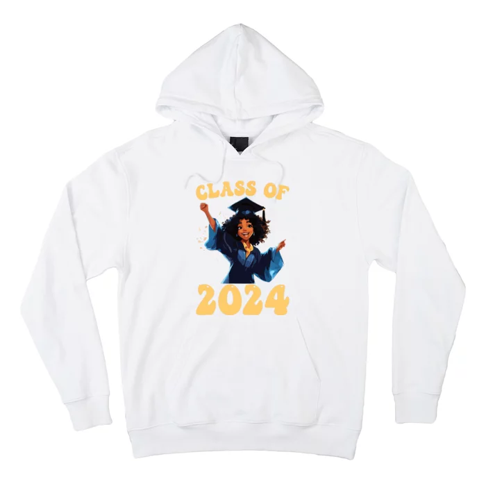 Women Class Of 2024 Senior Graduate Shirts Graduation Girl Hoodie