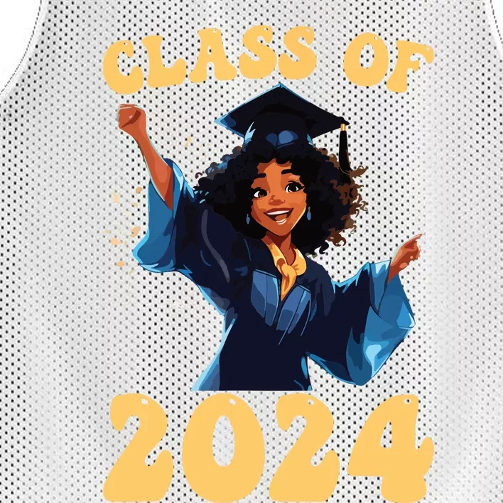 Women Class Of 2024 Senior Graduate Shirts Graduation Girl Mesh Reversible Basketball Jersey Tank