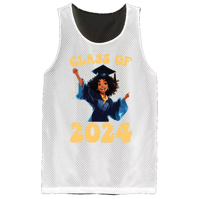 Women Class Of 2024 Senior Graduate Shirts Graduation Girl Mesh Reversible Basketball Jersey Tank