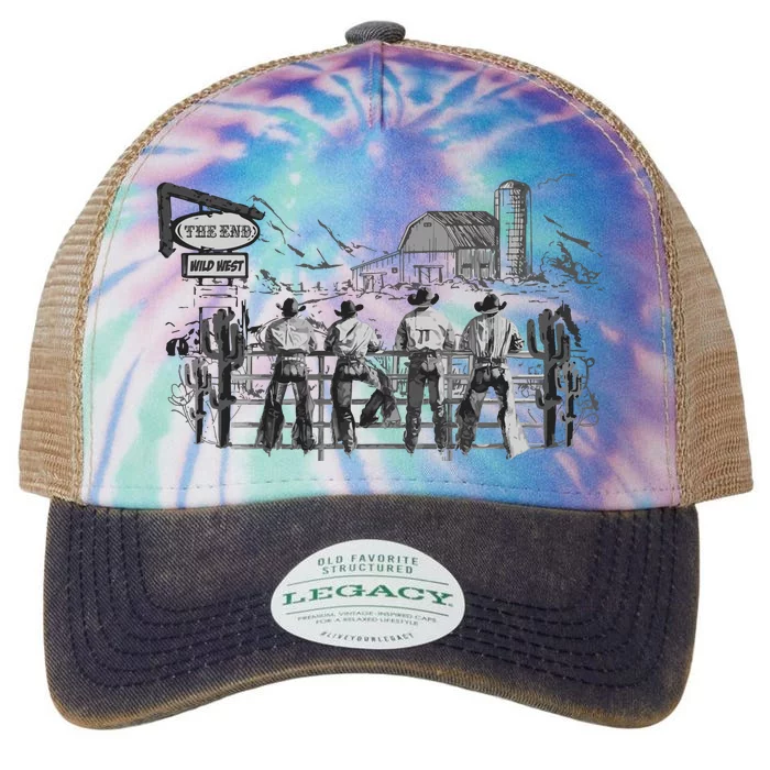 Western Cowboys Oversized Legacy Tie Dye Trucker Hat