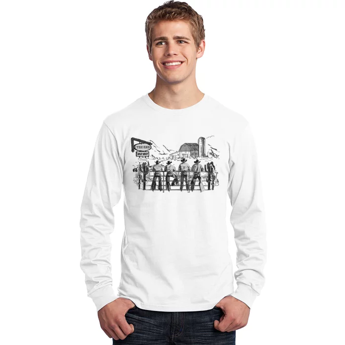 Western Cowboys Oversized Long Sleeve Shirt