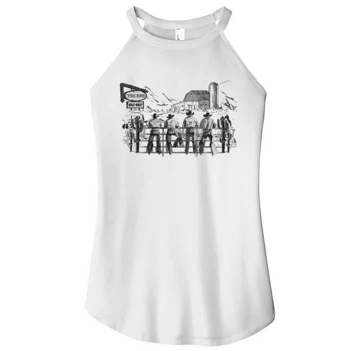 Western Cowboys Oversized Women’s Perfect Tri Rocker Tank