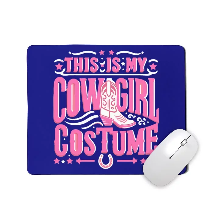 Western Cowgirl Outfit Women Cowboy Cowgirl Mousepad