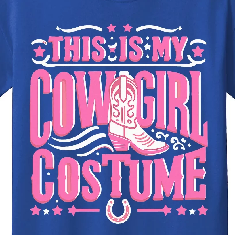 Western Cowgirl Outfit Women Cowboy Cowgirl Kids T-Shirt