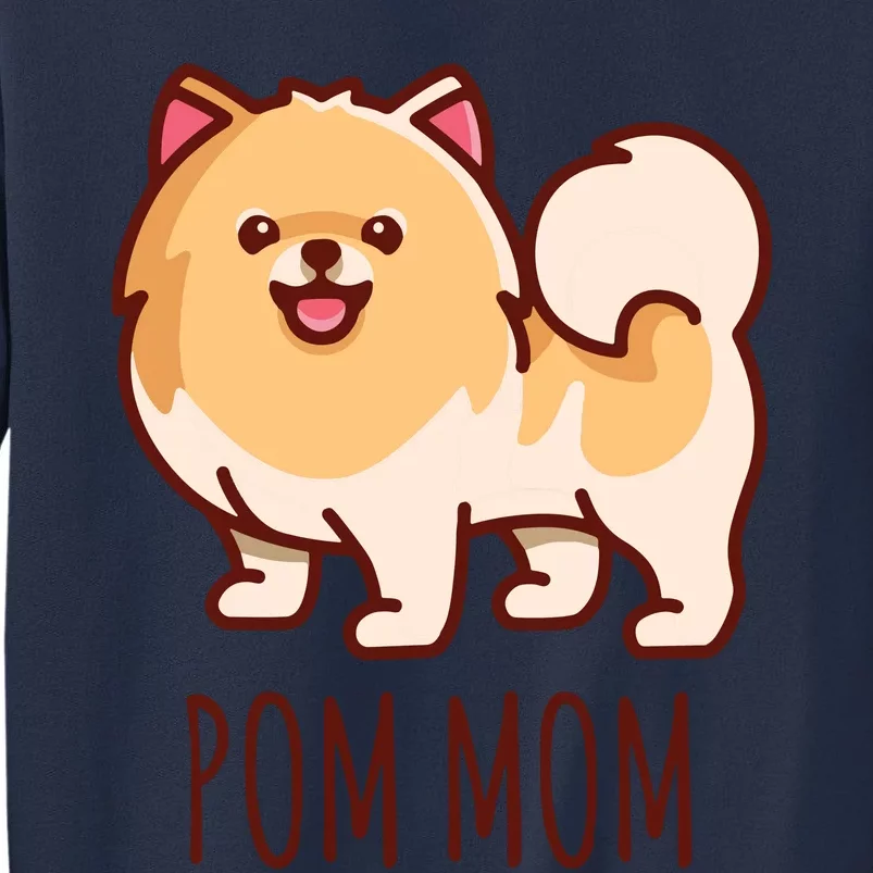 Womens Cute Pomeranian Pom Mom Funny Gift Sweatshirt