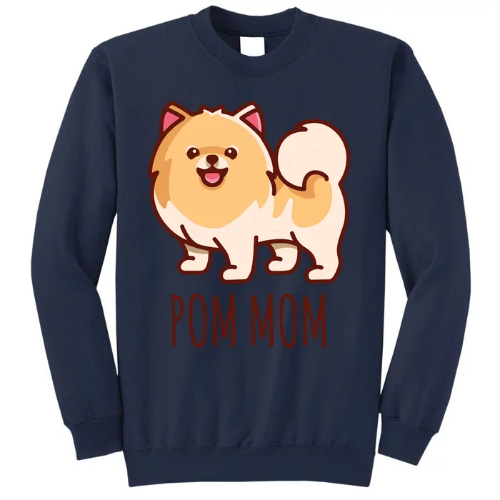 Womens Cute Pomeranian Pom Mom Funny Gift Sweatshirt