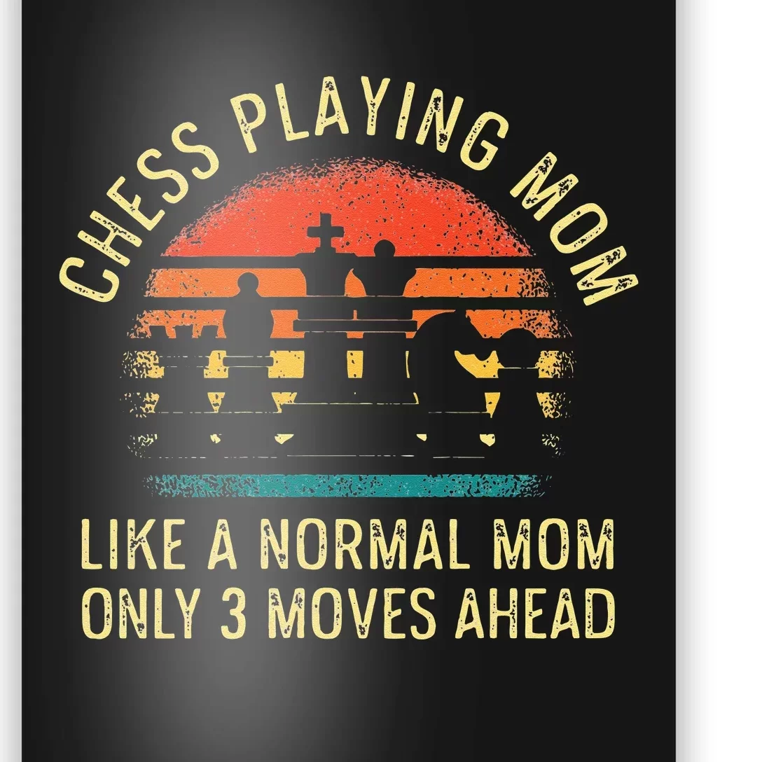 Womens Chess Playing Mom 3 Moves Ahead Chess Player Poster