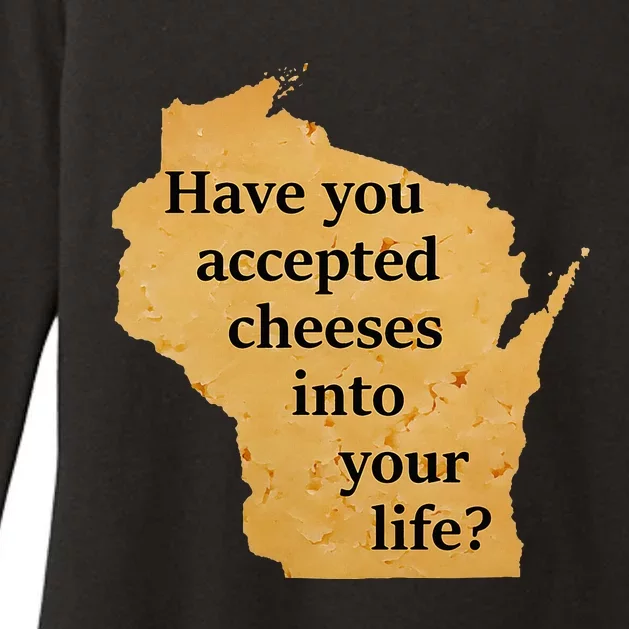 Wisconsin Cheese Pun Womens CVC Long Sleeve Shirt