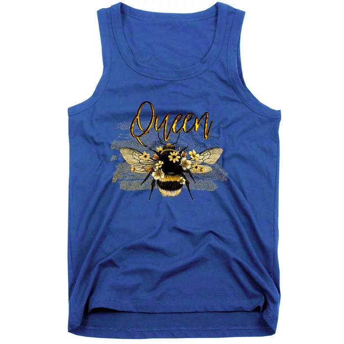 Wo Cool Queen Bee With Crown Girls Cute Gift Tank Top