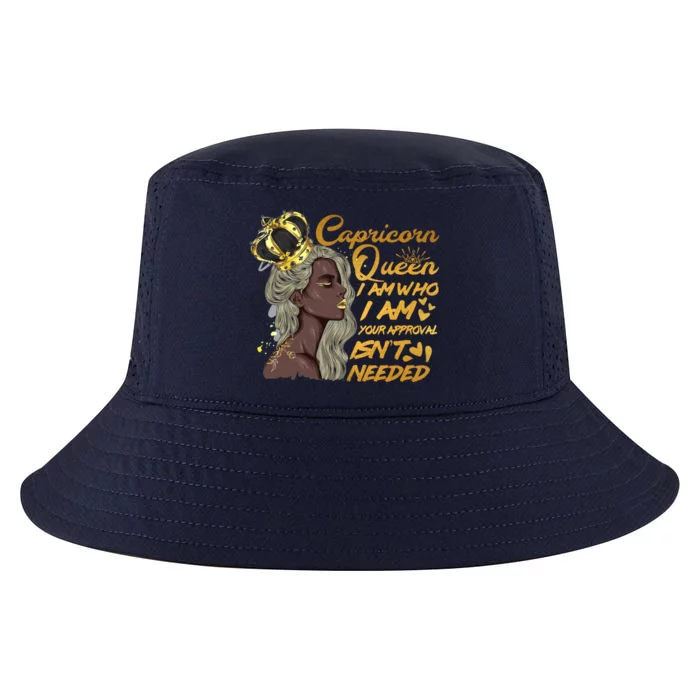 Wo Capricorn Queen Birthday Zodiac Gift Black Gift Cool Comfort Performance Bucket Hat