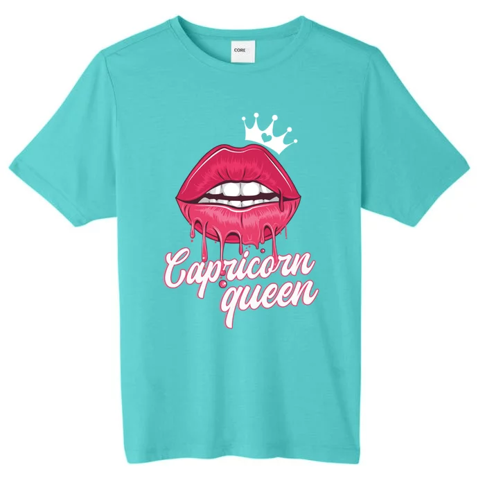 Wo Capricorn Queen Capricorn Zodiac Sign Meaningful Gift ChromaSoft Performance T-Shirt