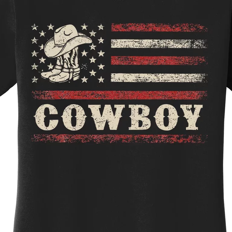 Western Country Retro Cowboy Style Women's T-Shirt