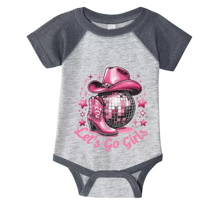 Western Cowgirl Rodeo Disco Retro Bachelorette Party Infant Baby Jersey Bodysuit