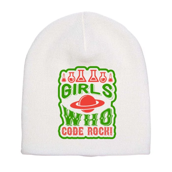 Who Code Rock Short Acrylic Beanie