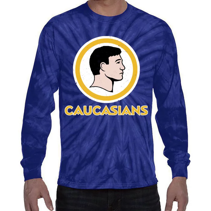 Washington Caucasians Redskins Tie-Dye Long Sleeve Shirt