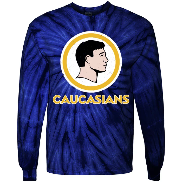 Washington Caucasians Redskins Tie-Dye Long Sleeve Shirt