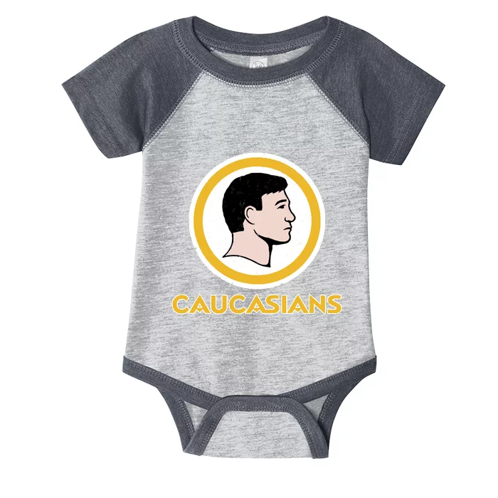 Washington Caucasians Redskins Infant Baby Jersey Bodysuit