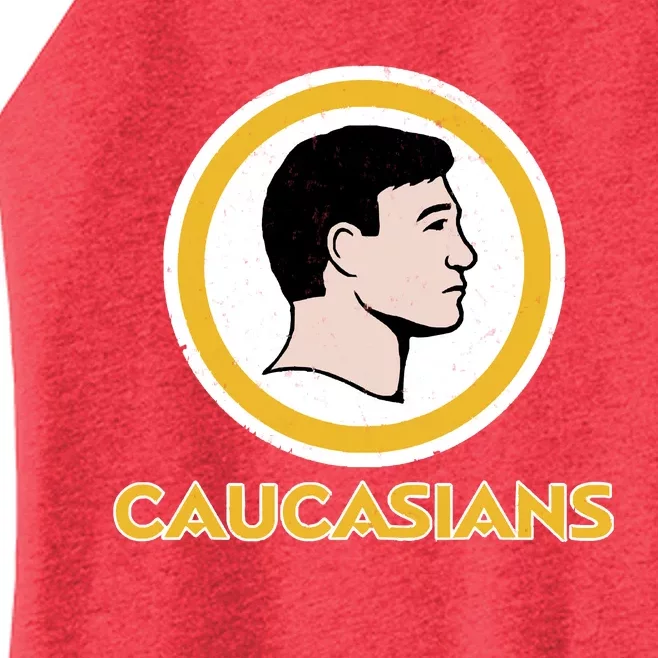 Washington Caucasians Redskins Women’s Perfect Tri Rocker Tank