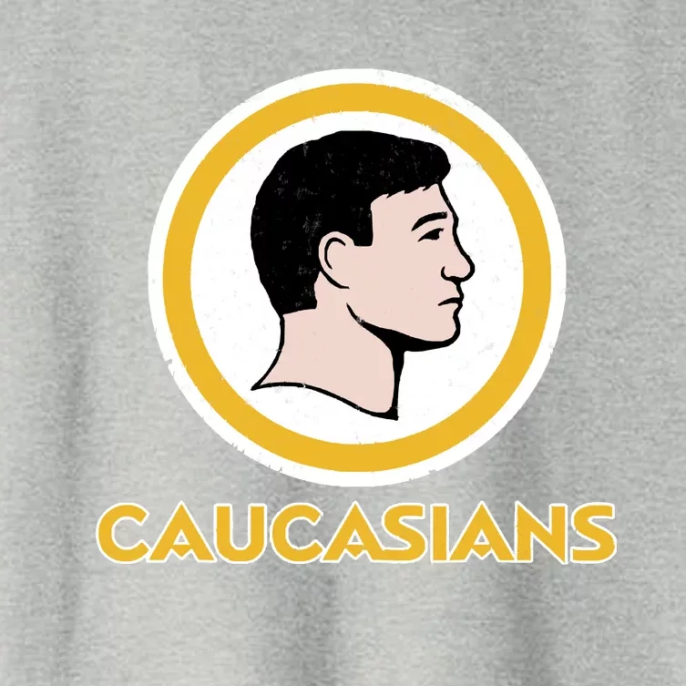 Washington Caucasians Redskins Women's Crop Top Tee