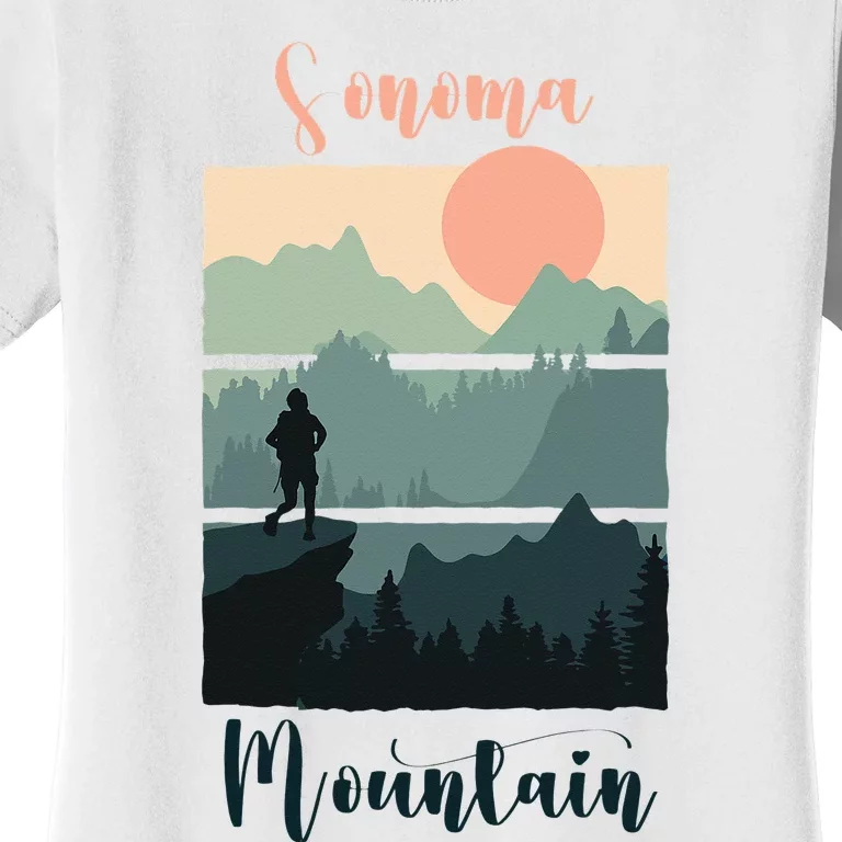 Wine Country Sonoma Mountain Hiking Nature Outdoor Running Women's T-Shirt