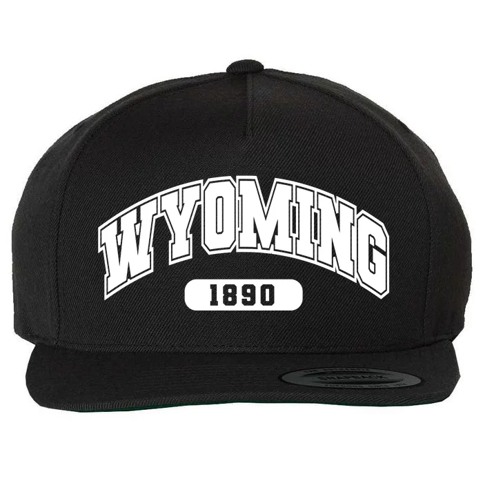 Wyoming Collegiate Style 1890 Wool Snapback Cap