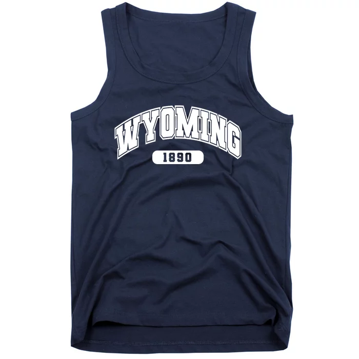 Wyoming Collegiate Style 1890 Tank Top