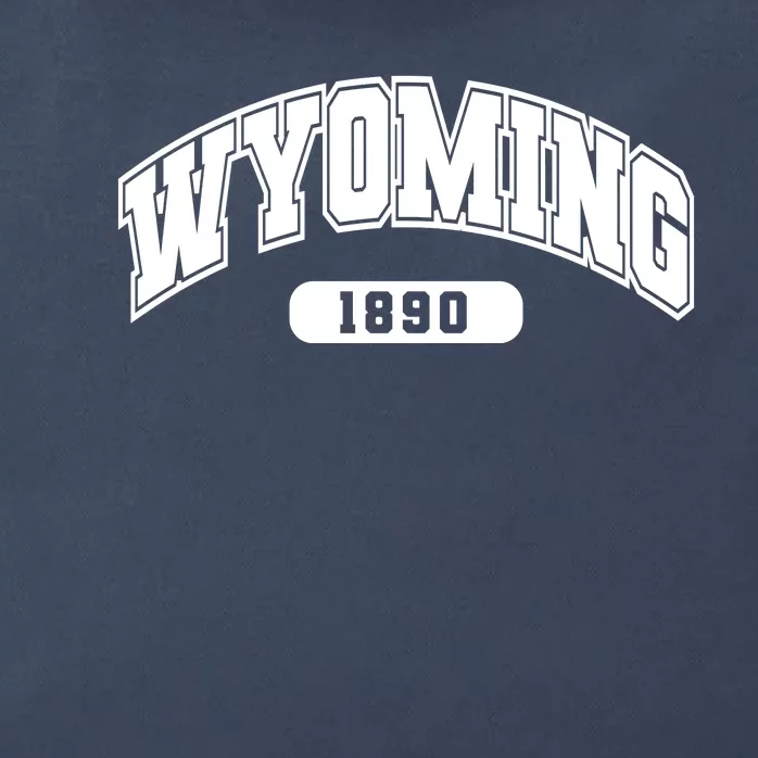 Wyoming Collegiate Style 1890 Zip Tote Bag