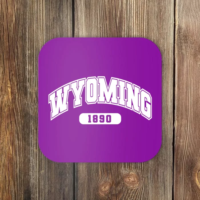 Wyoming Collegiate Style 1890 Coaster