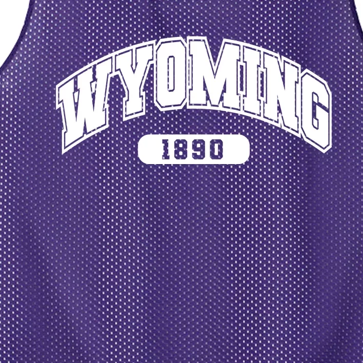 Wyoming Collegiate Style 1890 Mesh Reversible Basketball Jersey Tank