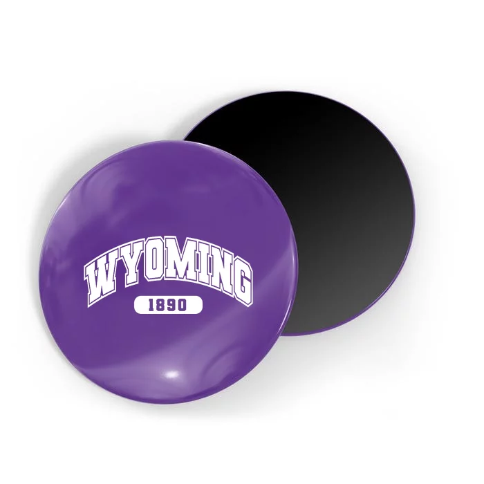 Wyoming Collegiate Style 1890 Magnet