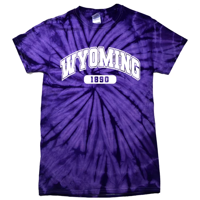 Wyoming Collegiate Style 1890 Tie-Dye T-Shirt