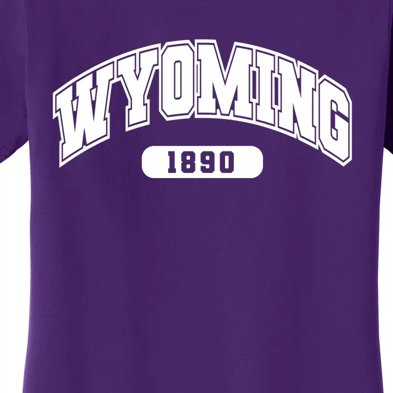 Wyoming Collegiate Style 1890 Women's T-Shirt