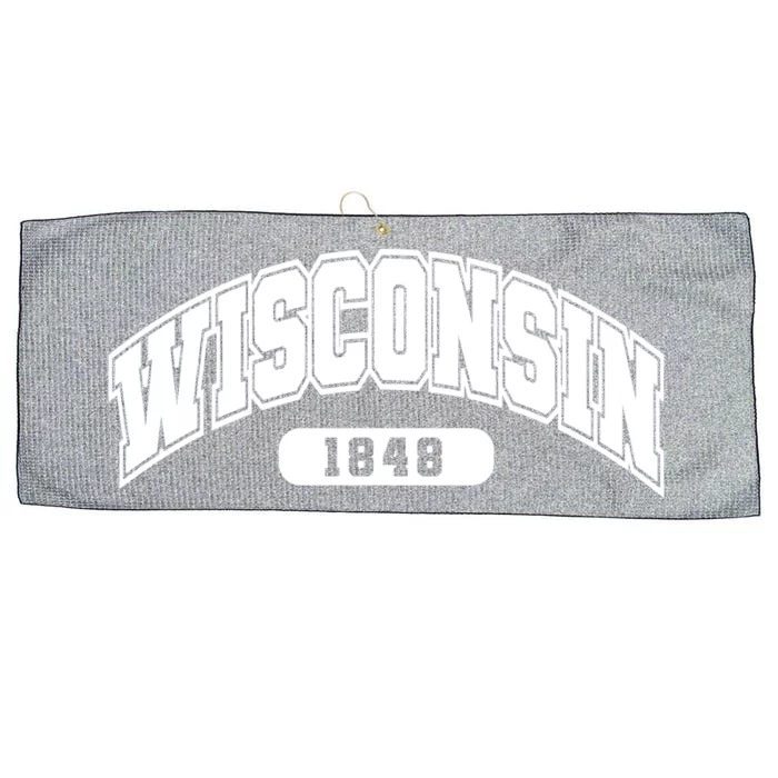 Wisconsin Collegiate Style 1848 Large Microfiber Waffle Golf Towel