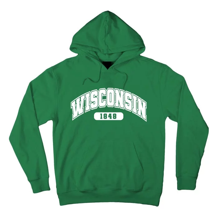 Wisconsin Collegiate Style 1848 Tall Hoodie