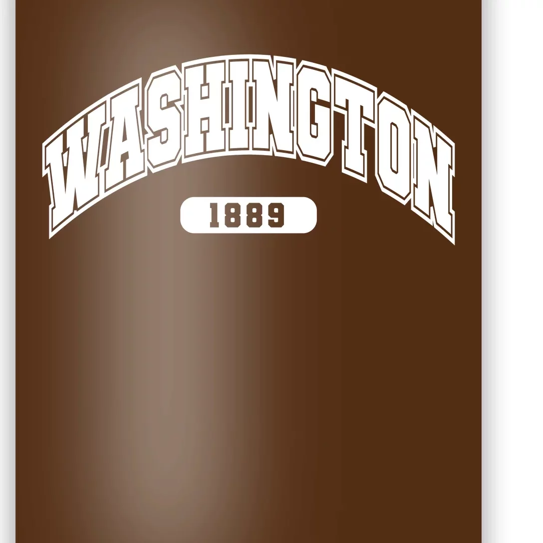 Washington Collegiate Style 1889 Poster