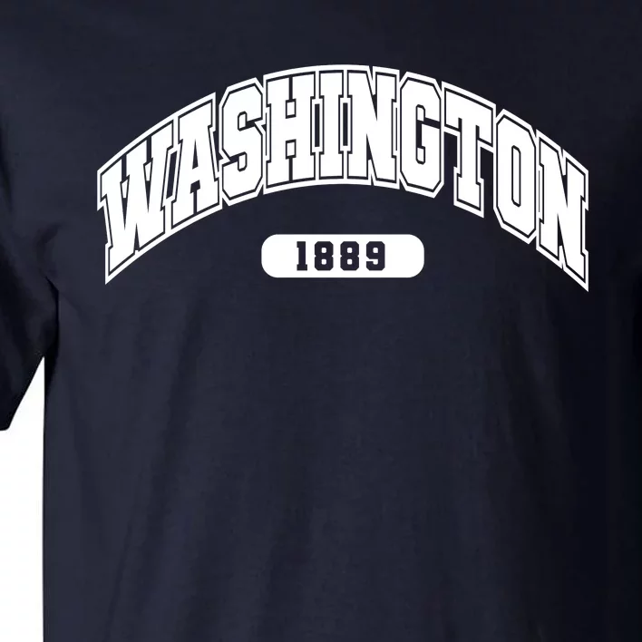 Washington Collegiate Style 1889 Tall T-Shirt